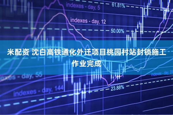 米配资 沈白高铁通化外迁项目桃园村站封锁施工作业完成