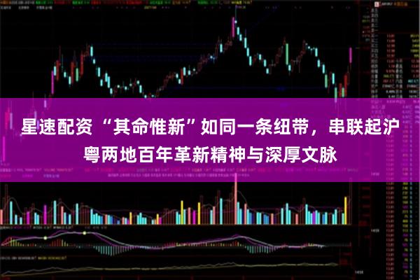 星速配资 “其命惟新”如同一条纽带,串联起沪粤两地百年革新精神与深厚文脉