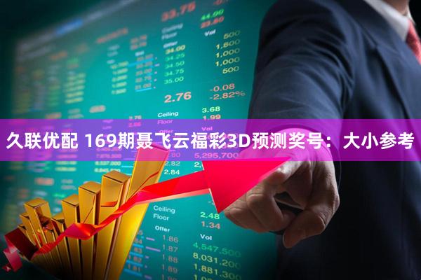 久联优配 169期聂飞云福彩3D预测奖号：大小参考