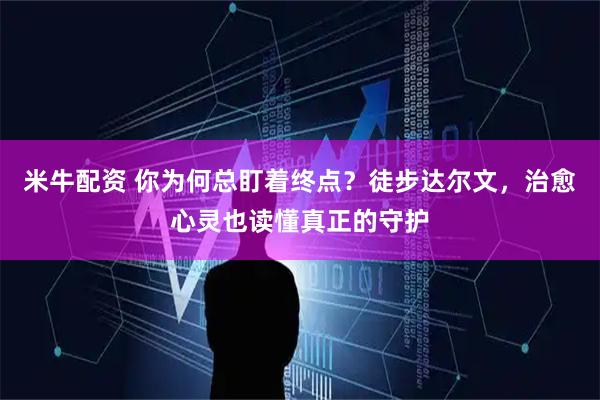米牛配资 你为何总盯着终点？徒步达尔文，治愈心灵也读懂真正的守护